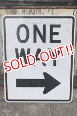 画像: dp-210801-34 Road Sign "ONE WAY →"