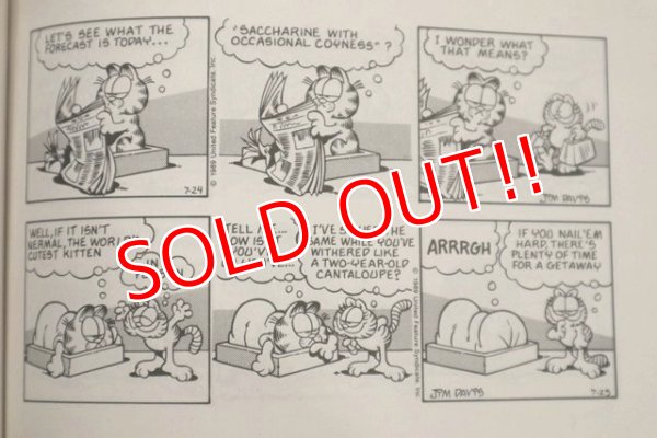 画像5: ct-210501-94 Garfield / 1989 Comic "Garfield hangs out "
