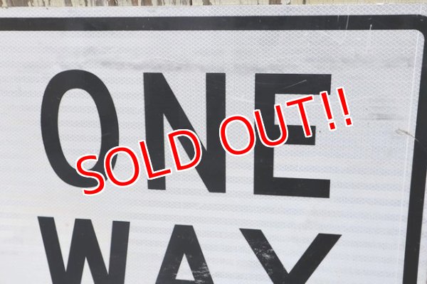 画像2: dp-210801-34 Road Sign "ONE WAY →"