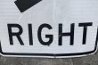 画像4: dp-210801-34 Road Sign "KEEP RIGHT"