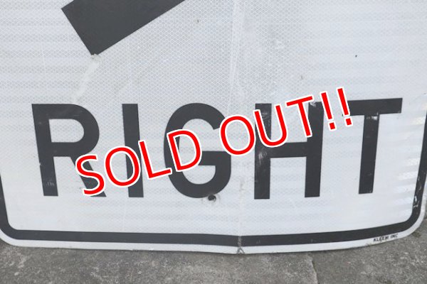 画像4: dp-210801-34 Road Sign "KEEP RIGHT"