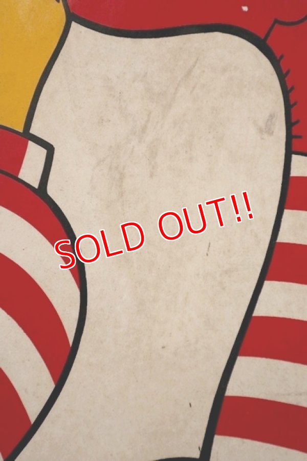 画像9: ct-210901-60 McDonald's / Ronald McDonald Vintage Wooden Sign