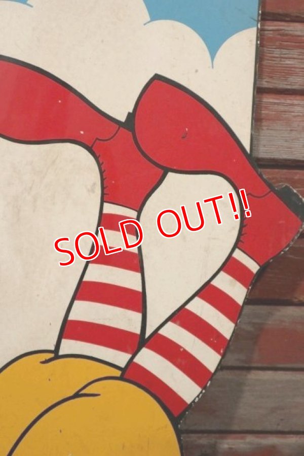 画像6: ct-210901-60 McDonald's / Ronald McDonald Vintage Wooden Sign