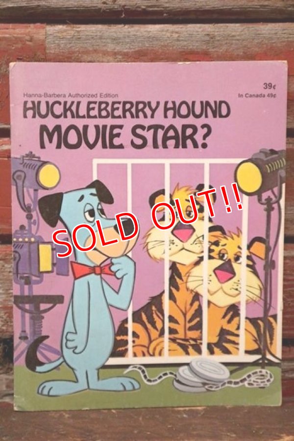 画像1: ct-210701-116 Huckleberry Hound / Movie Star? 1974 Picture Book