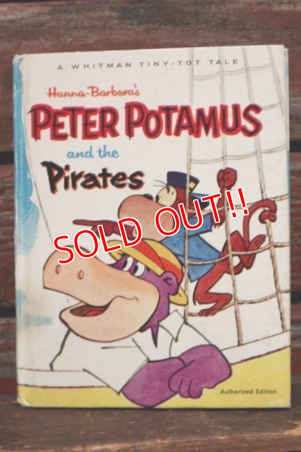 画像1: ct-210901-42 Peter Potamus and Pirates / Whitman 1968 Tiny Book
