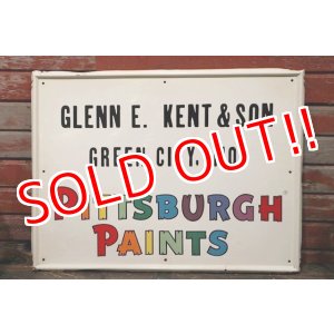 画像: dp-210901-49 PITTSBURGH PAINTS / 1960's〜 Metal Sign