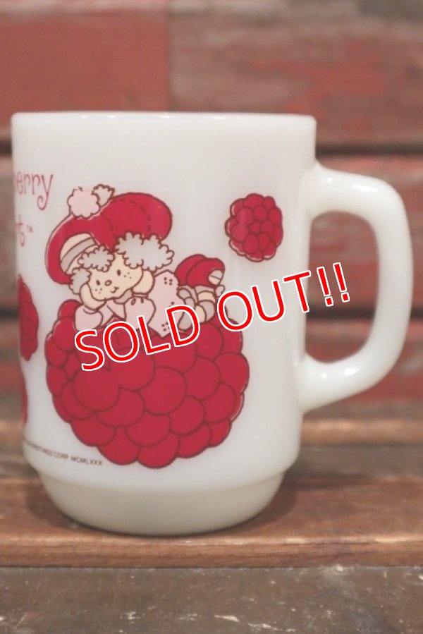 画像1: ct-210301-56 Strawberry Shortcake / Raspberry Tart 1980's Anchor Hocking Mug