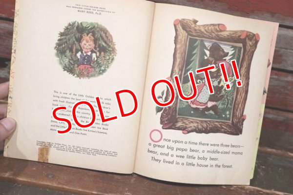 画像3: ct-210901-43 a Little Golden Book / 1940's "The Three Bears" Picture Book