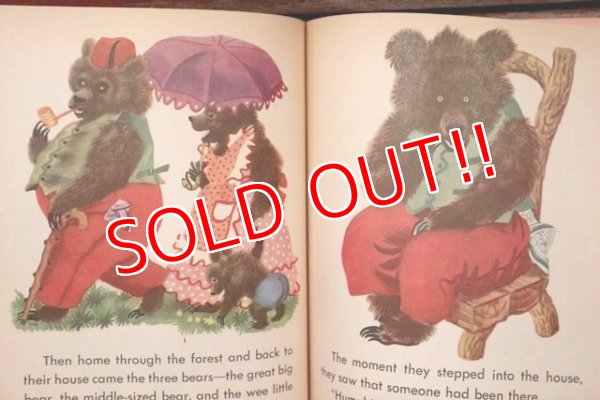 画像7: ct-210901-43 a Little Golden Book / 1940's "The Three Bears" Picture Book