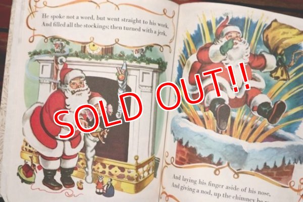 画像7: ct-210601-26 a Little Golden Book / 1970's "The Night Before Christmas" Picture Book