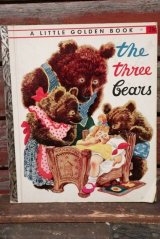 画像: ct-210901-43 a Little Golden Book / 1940's "The Three Bears" Picture Book