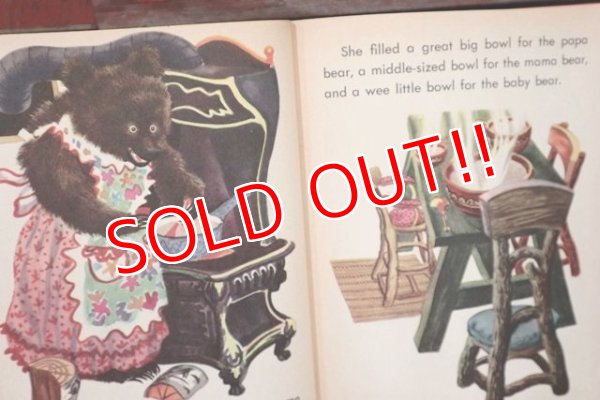 画像4: ct-210901-43 a Little Golden Book / 1940's "The Three Bears" Picture Book