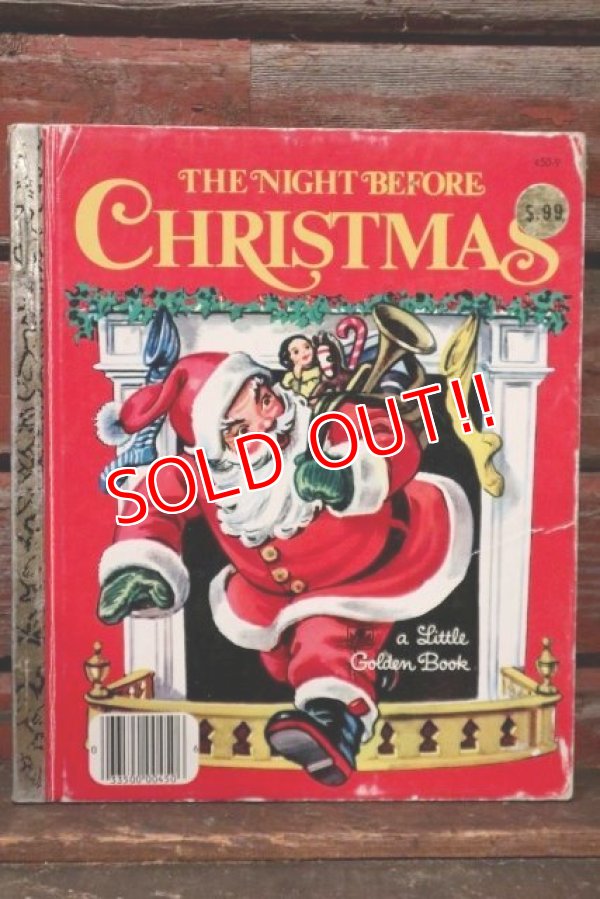 画像1: ct-210601-26 a Little Golden Book / 1970's "The Night Before Christmas" Picture Book