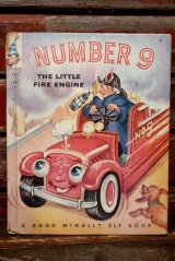 画像: bk-140610-17 ELF BOOK / 1950's "NUMBER 9 THE LITTLE FIRE ENGINE" Picture Book