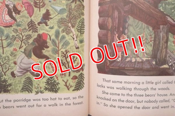 画像5: ct-210901-43 a Little Golden Book / 1940's "The Three Bears" Picture Book