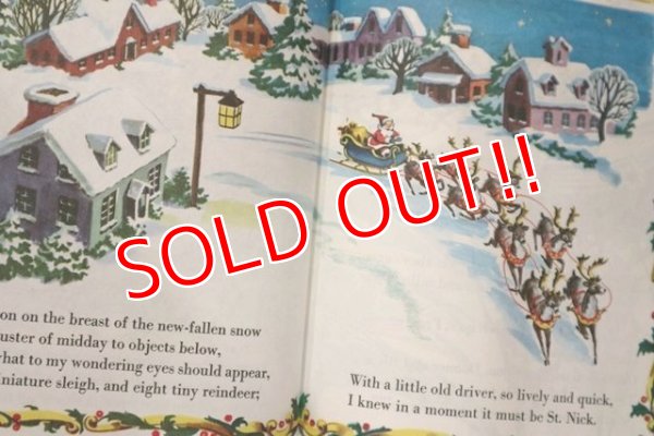 画像4: ct-210601-26 a Little Golden Book / 1970's "The Night Before Christmas" Picture Book