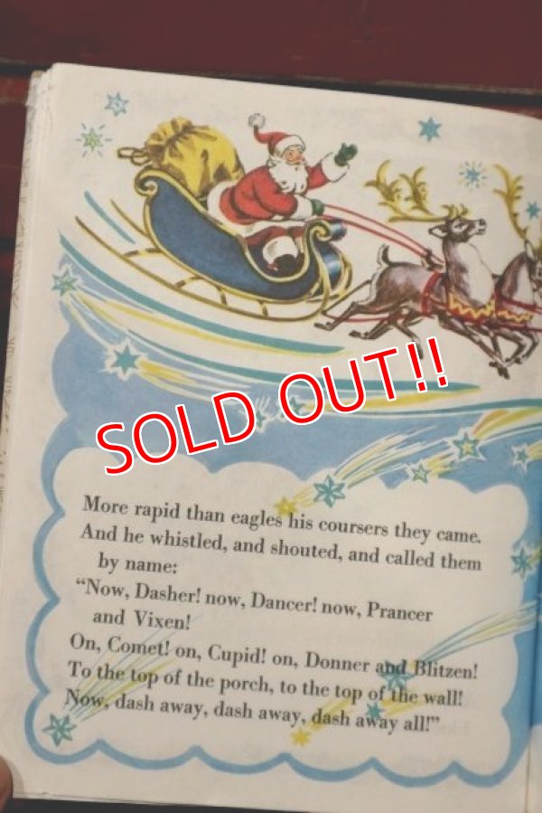 画像5: ct-210601-26 a Little Golden Book / 1970's "The Night Before Christmas" Picture Book