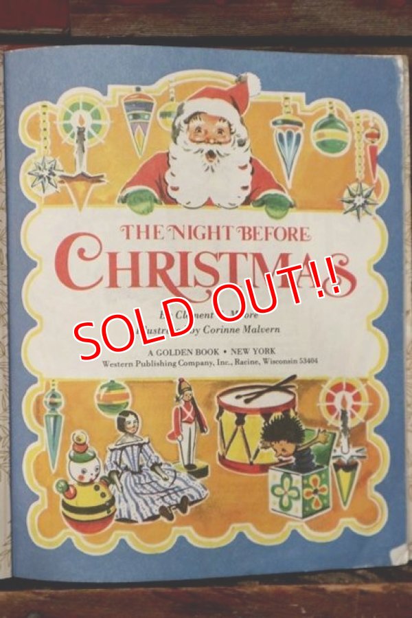 画像2: ct-210601-26 a Little Golden Book / 1970's "The Night Before Christmas" Picture Book