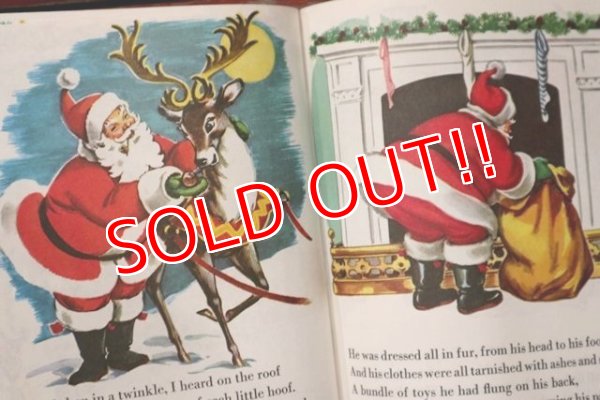 画像6: ct-210601-26 a Little Golden Book / 1970's "The Night Before Christmas" Picture Book