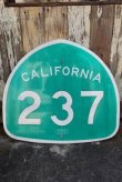 画像1: dp-210901-35 Road Sign CALIFORNIA Freeway 237 Sign 