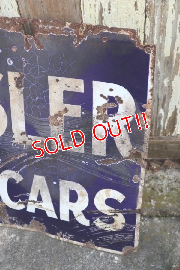 画像11: dp-210901-36 CHRYSLER MOTOR CARS 1920's-1930's Sign