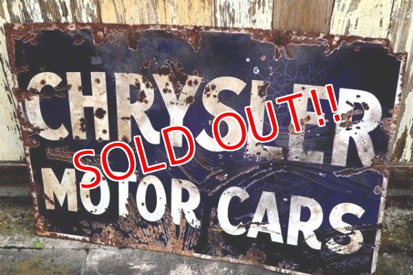 画像8: dp-210901-36 CHRYSLER MOTOR CARS 1920's-1930's Sign