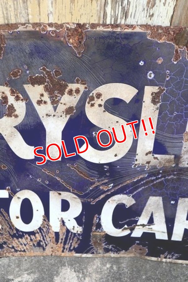 画像10: dp-210901-36 CHRYSLER MOTOR CARS 1920's-1930's Sign