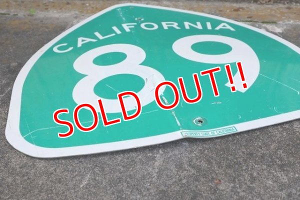 画像6: dp-210901-34 Road Sign CALIFORNIA Freeway 89 Sign 