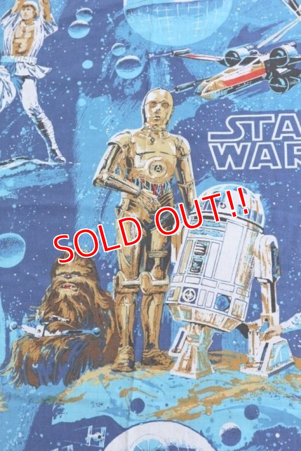 画像4: ct-210801-59 STAR WARS / 1977 Flat Sheet (Twin size)