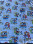 画像2: ct-210801-58 Disney / 1970's Flat Sheet (Twin size)