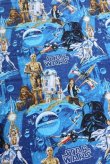 画像1: ct-210801-59 STAR WARS / 1977 Flat Sheet (Twin size)