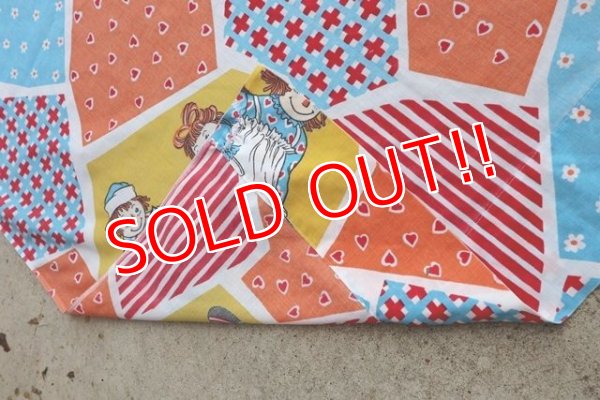 画像6: ct-210801-60 Raggedy Ann & Andy / 1970's-1980's Flat Sheet (Twin size)