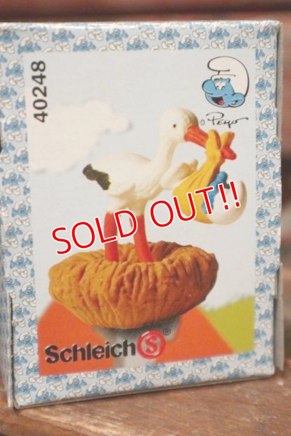 画像6: ct-201101-54 Super Smurf / Baby Smurf & Stork #40248