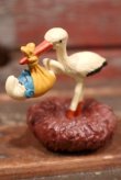 画像2: ct-201101-54 Super Smurf / Baby Smurf & Stork #40248