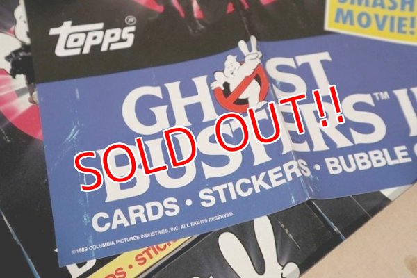 画像10: ct-210601-15 GHOSTBUSTRERS II / Topps 1989 Trading Card (24pc Box)