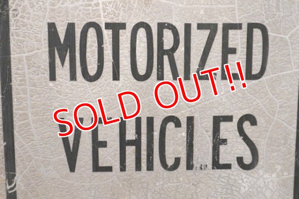 画像3: dp-210801-34 Road Sign / WALK TRACK  NO MOTORIZED VEHICES ALLOWED