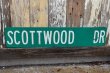 画像1: dp-210801-34 Road Sign / SCOTTWOOD DR