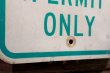 画像4: dp-210801-34 Road Sign / PARKING BY CITY OF OXFORD PERMIT ONLY