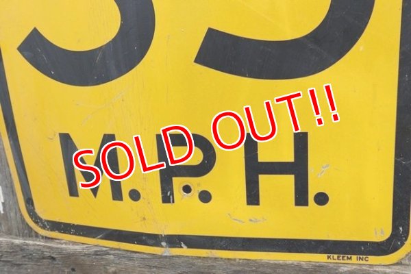 画像3: dp-210801-34 Road Sign / 35 M.P.H