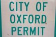 画像3: dp-210801-34 Road Sign / PARKING BY CITY OF OXFORD PERMIT ONLY