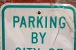 画像2: dp-210801-34 Road Sign / PARKING BY CITY OF OXFORD PERMIT ONLY