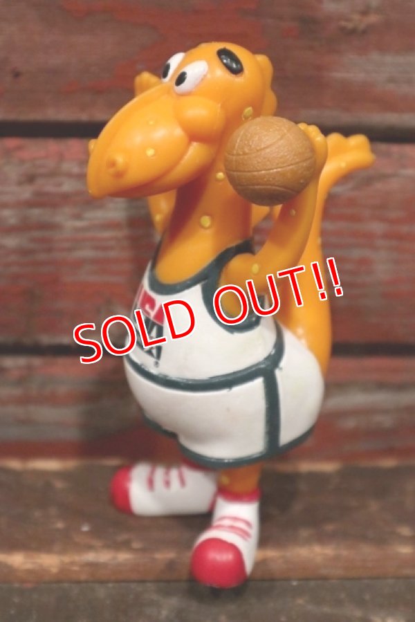 画像3: ct-211001-04 KRAFT / Cheesasaurus Rex 1992 Bendy Figure "Basketball"