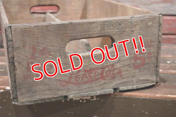 画像7: dp-211001-33 PEPSI COLA / 1940's Wood Box