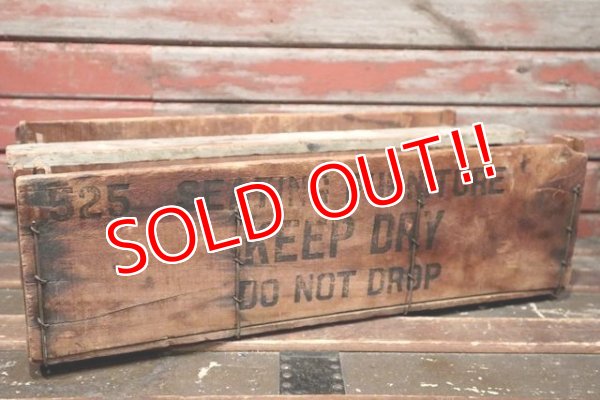 画像1: dp-211001-53 Vintage Wood Tool Box