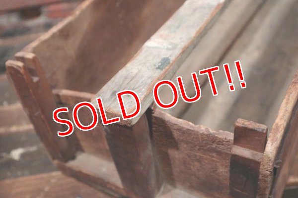 画像10: dp-211001-53 Vintage Wood Tool Box