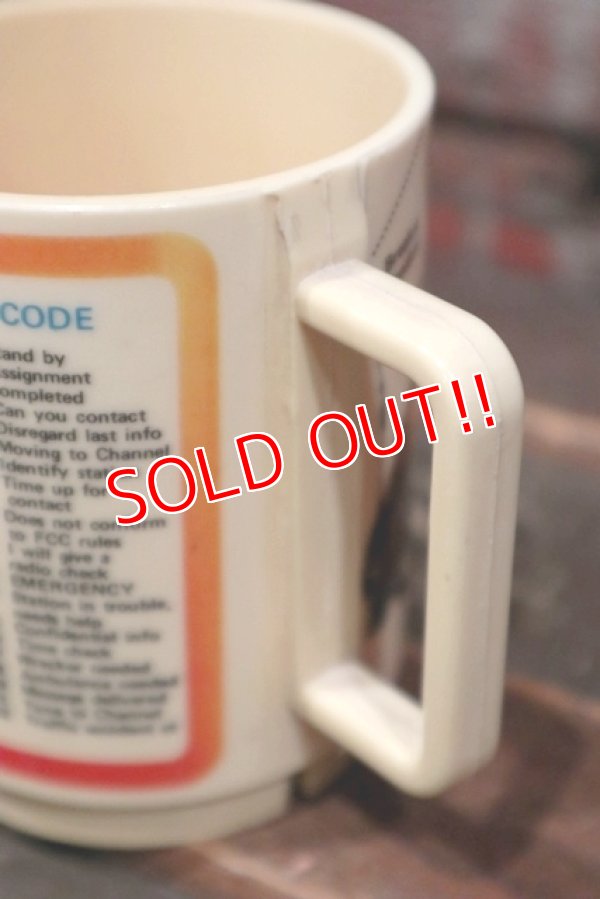 画像6: dp-211110-18 CB OFFICIAL TEN CODE / deka 1970's Plastic Mug