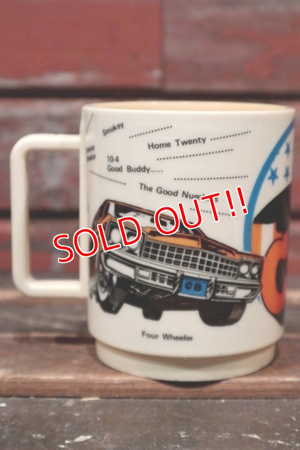 画像1: dp-211110-18 CB OFFICIAL TEN CODE / deka 1970's Plastic Mug