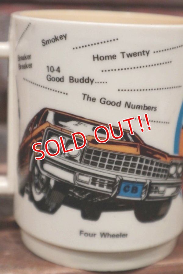 画像2: dp-211110-18 CB OFFICIAL TEN CODE / deka 1970's Plastic Mug