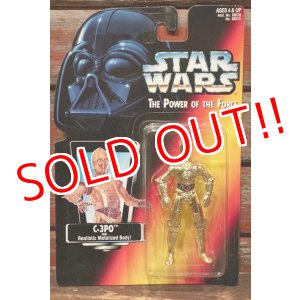 画像: ct-211001-43 STAR WARS / POTF C-3PO with Realistic Metalized Body!
