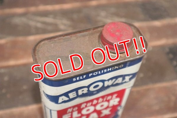 画像6: dp-211110-25 AEROWAX Rubbing FLOOR WAX / Vintage Tin Can